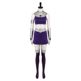 TV Teen Titans Starfire Cosplay Costume Dress Outfits Halloween Carnival Suits